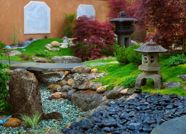 Rockery Arranged Colorful Fabulous Rockery Arranged Naturally Among Colorful Plantation To Dominate Zen Garden With Statue And Mounts Garden 18 Beautiful Garden Decorations To Make Green Corner Environment