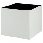 Square Shaped White Fabulous Square Shaped Black And White Side Table Idea Displaying White Painted Table Side With Black Countertop Furniture Beautiful Lacquer Furniture With Hip And Glossy Surface