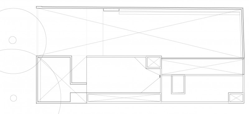 Cerada Reforma With Fantastic Cerrada Reforma 108 House Blueprint With Neat Modern Living Space Design Plan Based On Geometric Architecture Dream Homes Dramatic Home Decoration With Black Painted Exterior Walls