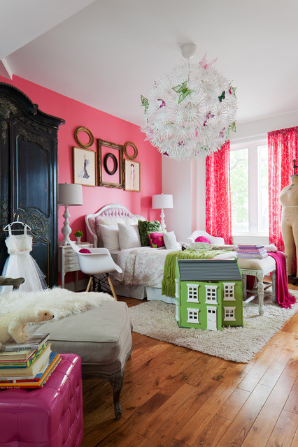 Kids Bedroom With Fantastic Kids Bedroom Design Interior With Pink Wall Painting Ideas For Bedrooms Used Stylish Chandelier Lighting Decor Bedroom  20 Attractive And Stylish Bedroom Painting Ideas To Decorate Your Home