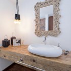 Bathroom Design Casa Fascinating Bathroom Design Inside The Casa ATT By Dionne Arquitectos With Reclaimed Wooden Vanity Ideas Dream Homes Elegant Beautiful Home With Modern Living Spaces