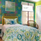 Blue Yellow Full Fascinating Blue Yellow White Duvet Full Color In Wooden Bed Installed In Beach Style Bedroom Involved White Nightstand Bedroom Multicolored Duvet Cover Sets With Various Color Appearances