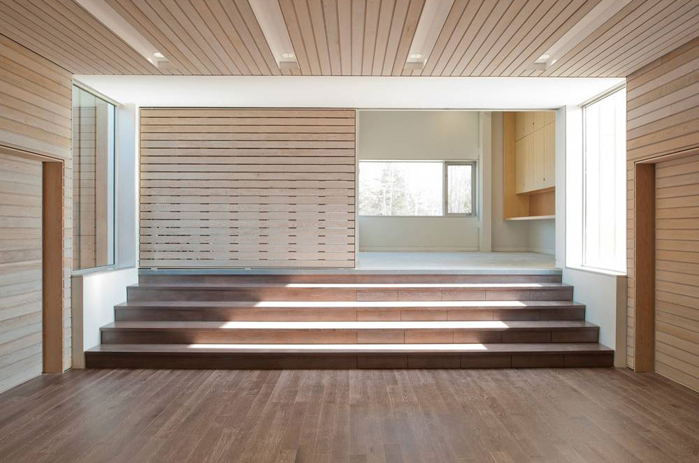 Interior View Two Fascinating Interior View Of The Two Hulls House With Some Wooden Shutters And Wide Wooden Ceiling Dream Homes Stunning Cantilevered Home With Earthy Tones Of Minimalist Interior Designs