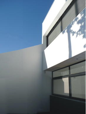 White Concrete With Fascinating White Concrete Exterior Design With Bold Design And Stripes Window Decoration Of Casa Dorrego In Argentina Dream Homes Bright And White Exterior Color Schemes For Your Modern House