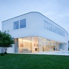 Views From Surrounded Fresh Views From Green Turfs Surrounded House L Residence Completed With Green Trees Installed On It Decoration Simple Home Design With Transparent Glass Wall And Bright Interiors