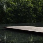 Water Cooled Constructed Fresh Water Cooled House Deck Constructed On The Rooftop Swimming Pool With Lush Vegetation Surrounding The Building Decoration Elegant And Beautiful Home Design Presented By The Water-Cooled House