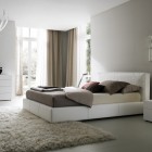 Modern Bedroom Furry Glorious Modern Bedroom With White Furry Rug And Grand White Curtain Stylized With Classy Chandelier Design Bedroom 15 Neutral Modern Bedroom Decoration In Stylish Interior Designs