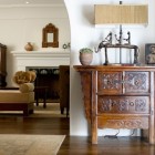 View In Room Good View In The Living Room Are Showing Wooden Storage With Antique Lamp Shades In Math Pattern Of Design Decoration 20 Pretty Antique Lampshades For Beautiful Interior Decorations