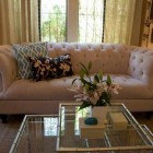 Apartment Sofa Living Gorgeous Apartment Sofa In Classy Living Room Glass Coffee Table Fake Flower Soft Table Lamps Leopard Armchairs Decoration Lovely Beautiful Sofa Ideas For Creative Apartment Appearance
