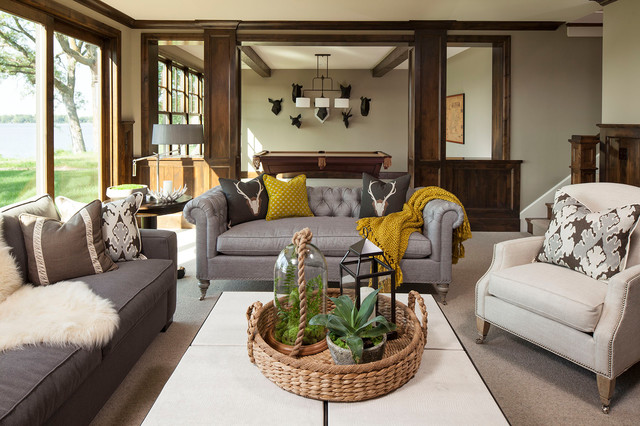 Light Grey Coupled Gorgeous Light Grey Tufted Sofas Coupled With Cream Chair And White Painted Coffee Table With Rattan Tray Decoration Bright And Cheerful Home Decorating With Beautiful Sofa Furniture