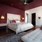 Modern Bedroom Decorated Gorgeous Modern Bedroom Design Interior Decorated With Red Bedroom Ideas And Wooden Flooring For Home Inspiration Bedroom 30 Romantic Red Bedroom Design For A Comfortable Appearances