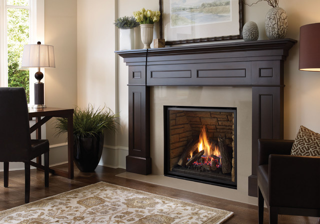 Fireplace Mantels Color Gravy Fireplace Mantels In Black Color That Planters Accompanied The Wooden Table And Chairs Also Decoration Sophisticated Fireplace Mantel Decoration For Cozy Home Interiors