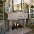 Fireplace Mantel On Great Fireplace Mantel That Turn On Between Cupboard And Wood Cupboard Under The Mirror Design Fireplace 20 Impressive Fireplace Mantel For Stunning Living Room Designs
