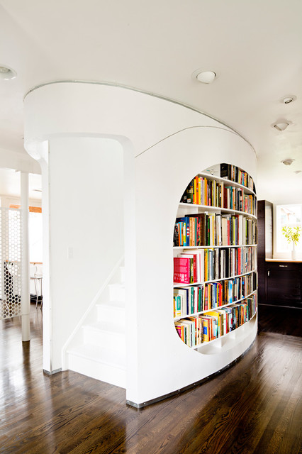 Hall Design With Great Hall Design Interior Decorated With Modern Bookshelf Designs Furniture In White Color Style And Wooden Flooring Ideas Furniture Creative And Beautiful Bookshelf Designs For Smart Storage Application