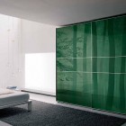 Sliding Door Nice Green Sliding Door Wardrobe Facing Nice Rug Under Bed Design That Ceiling Lamps Completed The Design Ideas Furniture Beautiful House With White Decor And Sliding Door Wardrobes