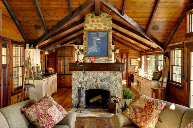 Rustic Fmaily With Imposing Rustic Family Room Design With Fireplace Mantels And The Pillows Feat Sofas Make The Room Nice In The Decor Decoration  Sophisticated Fireplace Mantel Decoration For Cozy Home Interiors