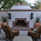 The Patio Fireplace Imposing The Patio Design With Fireplace Mantel Ideas And The Planters Giving Fresh In The Decor Dream Homes 18 Fabulous Fireplace Mantel Ideas That Will Modernize Your House