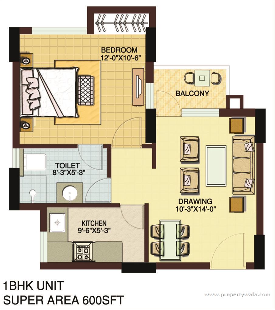 Modern One Plans Impressive Modern One Apartment Floor Plans With Detail Measurement And Neat Furniture Placement In Each Living Space Bedroom  12 Stylish One Bedroom Apartment Floor Plans In Pretty White Theme