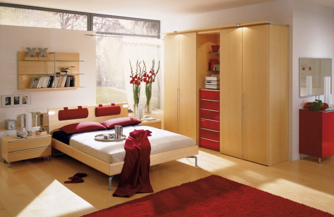 Red And Design Incredible Red And Wood Bedroom Design Interior Used Modern Furniture Decoration And Minimalist Space For Inspiration Bedroom  30 Romantic Red Bedroom Design For A Comfortable Appearances