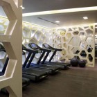 Gym Room Espa Inspiring Gym Room Design Of ESPA At The Istanbul Edition With Black Colored Gym Equipment And Dark Brown Colored Wooden Floor Interior Design Stunning Spa Interior With Modern Touch Of Turkish Tradition Accents (+14 New Images)