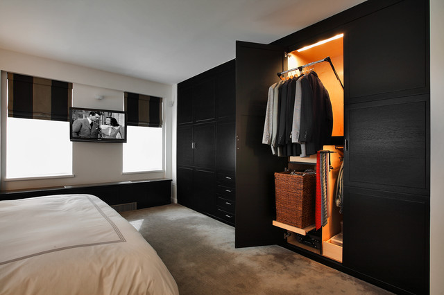 Apartment Bedroom With Interesting Apartment Bedroom Ideas Decorated With Minimalist Cupboard Furniture Design Used Dark Wooden Material Bedroom  20 Stylish Apartment Bedroom Ideas For Large Contemporary Rooms