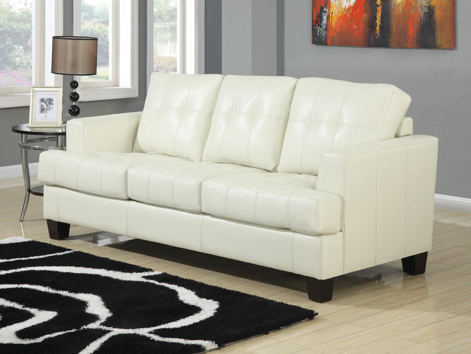 Modern Living With Interesting Modern Living Room Design With Toronto Cream Colored Leather Sleeper Sofa And Black Colored Rug Carpet On The Floor Decoration  Creative Leather Sleeper Sofa With Various And Bewitching Interiors