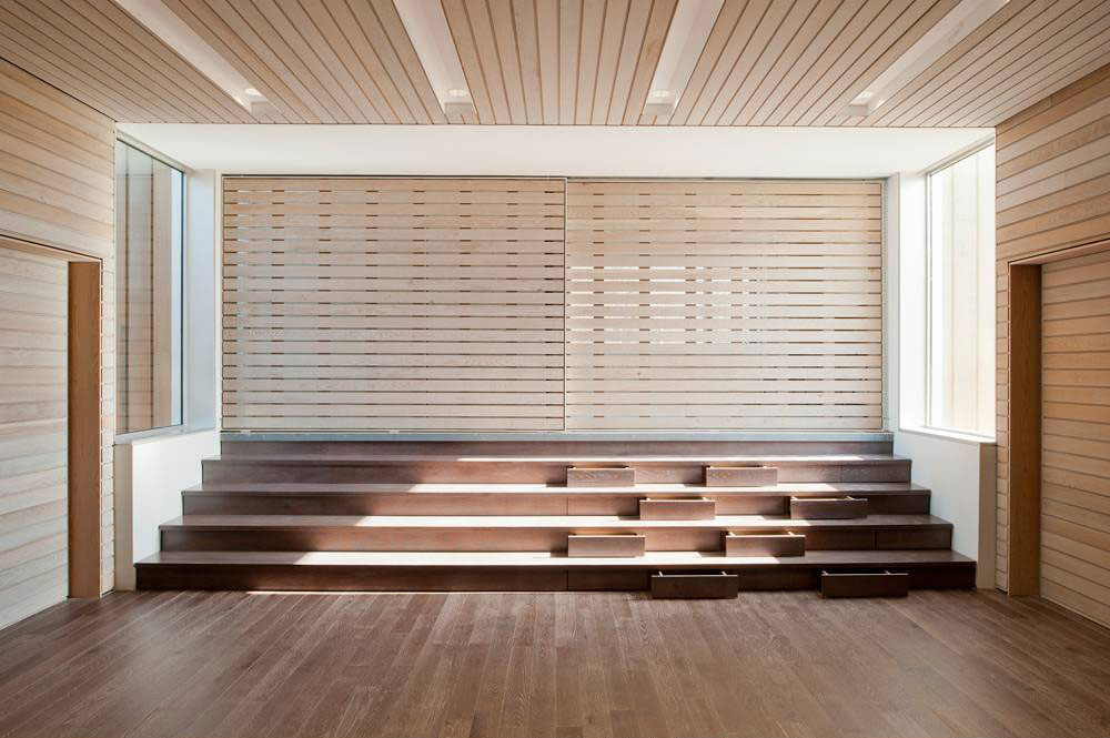 Wooden Staircase Two Interesting Wooden Staircase Inside The Two Hulls House With The Wooden Ceiling And A Wooden Floor Dream Homes Stunning Cantilevered Home With Earthy Tones Of Minimalist Interior Designs