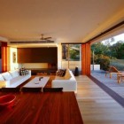 Beach House Ditchfield Large Beach House By Middap Ditchfield Architects Living Room Interior Connected With Deck In Swimming Pool Area Dream Homes Home With Infinity Swimming Pool And Transparent Glass Facade