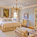 Traditional Bedroom Rustic Lavish Traditional Bedroom Ideas With Rustic Chandelier Lighting And Floral Motif Decoration Ideas Inspiration Bedroom 20 Warm And Cozy Bedrooms Ideas With Beautiful Color Decorations