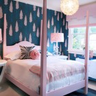 Bedroom Design With Lovely Bedroom Design For Kids With Pink Color And The Modern Lamp Shades Add More Cute In The Decor Decoration 20 Creative Modern Lamp Shades For Attractive Modern Interiors