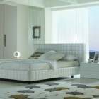 All White Which Luxurious All White Interior Bedroom Which Furnished With Modern White Leather Bed With Playful Carpet Design Bedroom 15 Neutral Modern Bedroom Decoration In Stylish Interior Designs