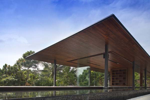 View Of Surrounding Marvelous View Of Lush Vegetation Surrounding Water Cooled House Seen From Home Rooftop Swimming Pool Decoration Elegant And Beautiful Home Design Presented By The Water-Cooled House