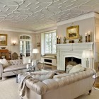 Traditional Living With Mesmerizing Traditional Living Room Design With White Colored Classic Sofas And White Colored Rug Carpet Decoration Classic Contemporary Sofas For A Living Room Arrangements