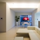 Kenji Yanagawa House Minimalist Kenji Yanagawa Case Study House Interior Design With White Sofa White Table White Wall And Ceiling Dream Homes Stunning Contemporary Hillside Home With Open Garage Concepts