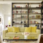 Living Room Sofas Modern Living Room With Yellow Sofas And Pillows Also That Glass Table Feat Flower Which Add Pretty The Area Dream Homes 20 Eye-Catching Yellow Sofas For Any Living Room Of The Modern House