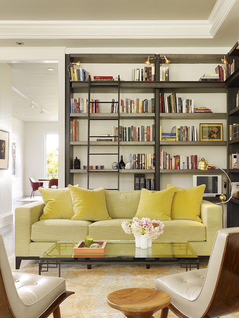 Living Room Sofas Modern Living Room With Yellow Sofas And Pillows Also That Glass Table Feat Flower Which Add Pretty The Area Dream Homes 20 Eye-Catching Yellow Sofas For Any Living Room Of The Modern House