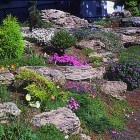 Terrace Rock Ideas Natural Terrace Rock Garden Design Ideas Showing Planters And Stones At The Daylight That Surrounding The Building Garden 17 Amazing Garden Design Ideas With Rocks And Stones Appearance
