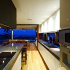 Beach House Ditchfield Neat Beach House By Middap Ditchfield Architects Parallel Kitchen Idea Involving Island And Cabinetry With Appliances Dream Homes Home With Infinity Swimming Pool And Transparent Glass Facade