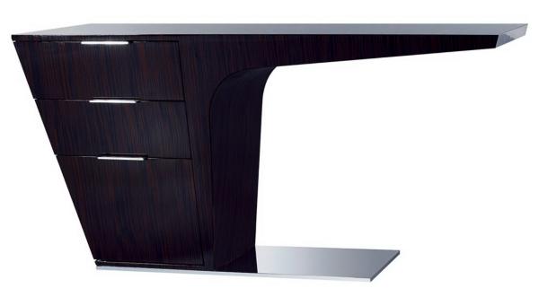 Design Concept Black Nice Design Concept Of Dark Black Wooden Lacquered Desk For Home Office Feature With Drawers For Storage Furniture Beautiful Lacquer Furniture With Hip And Glossy Surface