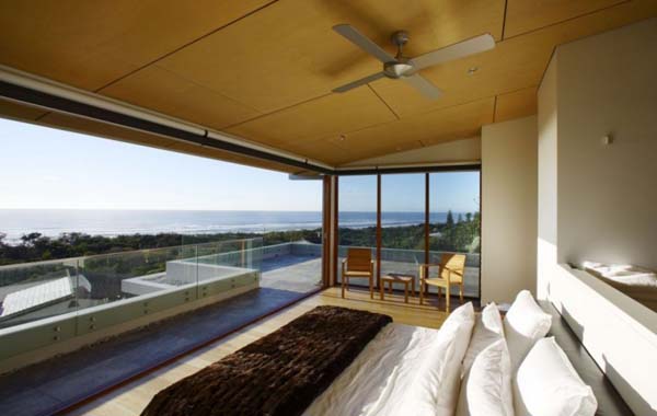 Beach House Ditchfield Open Beach House By Middap Ditchfield Architects Master Bedroom Idea With Queen Bed Overlooking Ocean Dream Homes Home With Infinity Swimming Pool And Transparent Glass Facade