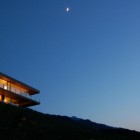 Building Design Am Outstanding Building Design Of Wohnhaus Am Walensee Residence With Soft Brown Wooden Ceiling And Bright Orange Lighting From Inside Architecture Beautiful Rectangular Lake Home With Wood And Concrete Elements