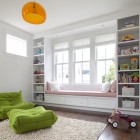 Modern Kids With Outstanding Modern Kids Bedroom Design With Green Lime Colored Togo Sofa And White Colored Shag Carpet Decoration Unique And Modern Togo Sofas With Eye Catching Colors To Inspire You
