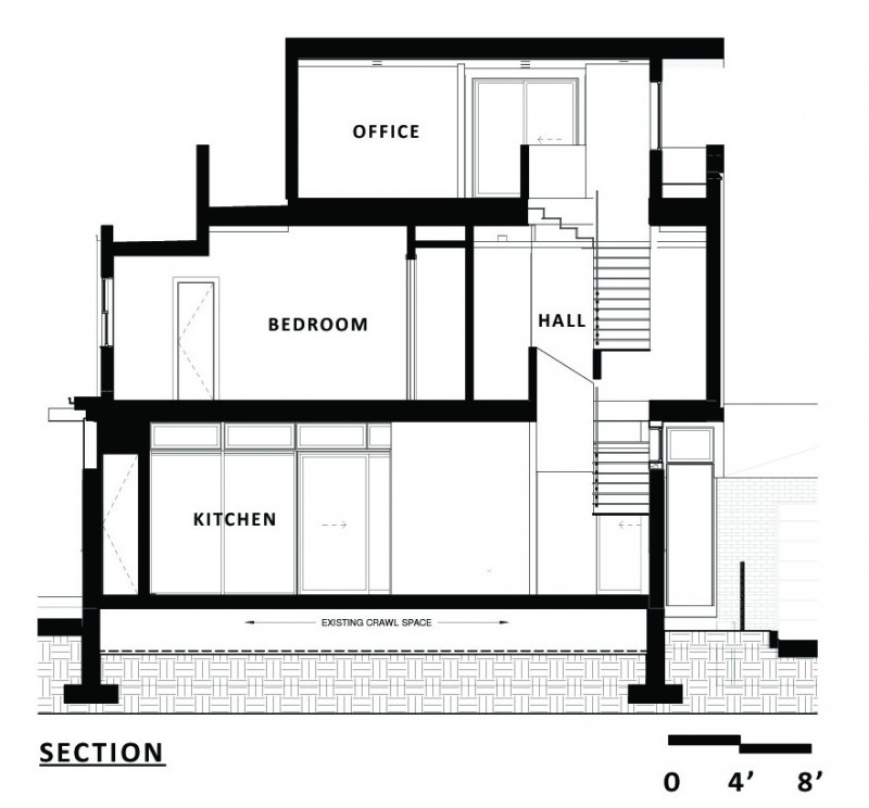 Section Shift Included Outstanding Section Shift Top House Included With Kitchen Room Under Bedroom Combined Hall And Office In The Top Dream Homes Contemporary Three-Level Home With Stylish And Dramatic Grey Furniture