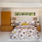 White Brown Cover Outstanding White Brown Patterned Duvet Cover With Wooden Dresser And Cabinets In Mid Century Bedroom With Bedroom Furniture Ideas Bedroom 20 Stunning Bedroom Furniture In Contemporary And Beach Style