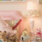 Bedroom With Dool Pinky Bedroom With Pillows And Dolls Accompanied The Antique Lamp Shades Above The Wooden Storage Design Ideas Decoration 20 Pretty Antique Lampshades For Beautiful Interior Decorations