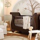 Hgtv Nursery Design Pretty HGTV Nursery Idea Room Design Interior With Wooden Crib Furniture And Crystal Rustic Chandelier Lighting Ideas Kids Room Colorful Baby Room With Essential Furniture And Decorations