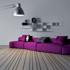 Home Design Sofas Pretty Home Design With Purple Sofas Under Ceiling Lamp In Silver That Art Of Storage Decoration Add Comfy The Area Decoration 20 Whimsical Purple Sofa Furniture For Gorgeous Interior Appearance