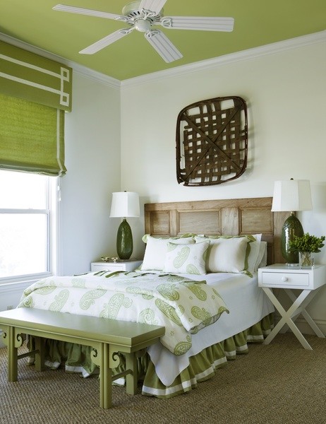 Beach Style Ideas Refreshing Beach Style Green Bedroom Ideas Involved Fresh Decorative Duvet Cover And Wooden Light Green Ottomans Interior Design 20 Wonderful Green Bedroom Ideas With Suite Bed Cover Appearances