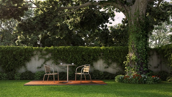 Home Patio With Refreshing Home Patio Idea Furnished With A Set Of Outdoor Stainless Steel Chairs And Round Table Put On Deck Garden 18 Beautiful Garden Decorations To Make Green Corner Environment