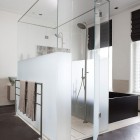 Bathroom Design River Remarkable Bathroom Design Inside Manor River Remy Meijers With Dark Wood Floor And Glass Screened Shower Ideas Decoration Dazzling Glossy Furniture In Bright And Elegant House Interiors